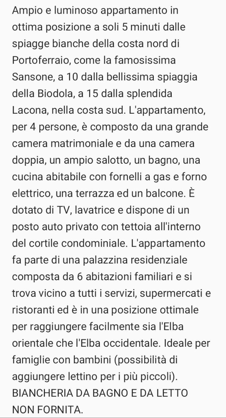 Appartamento Orti Portoferraio Chambre photo